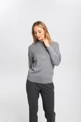 Джемпер серого цвета